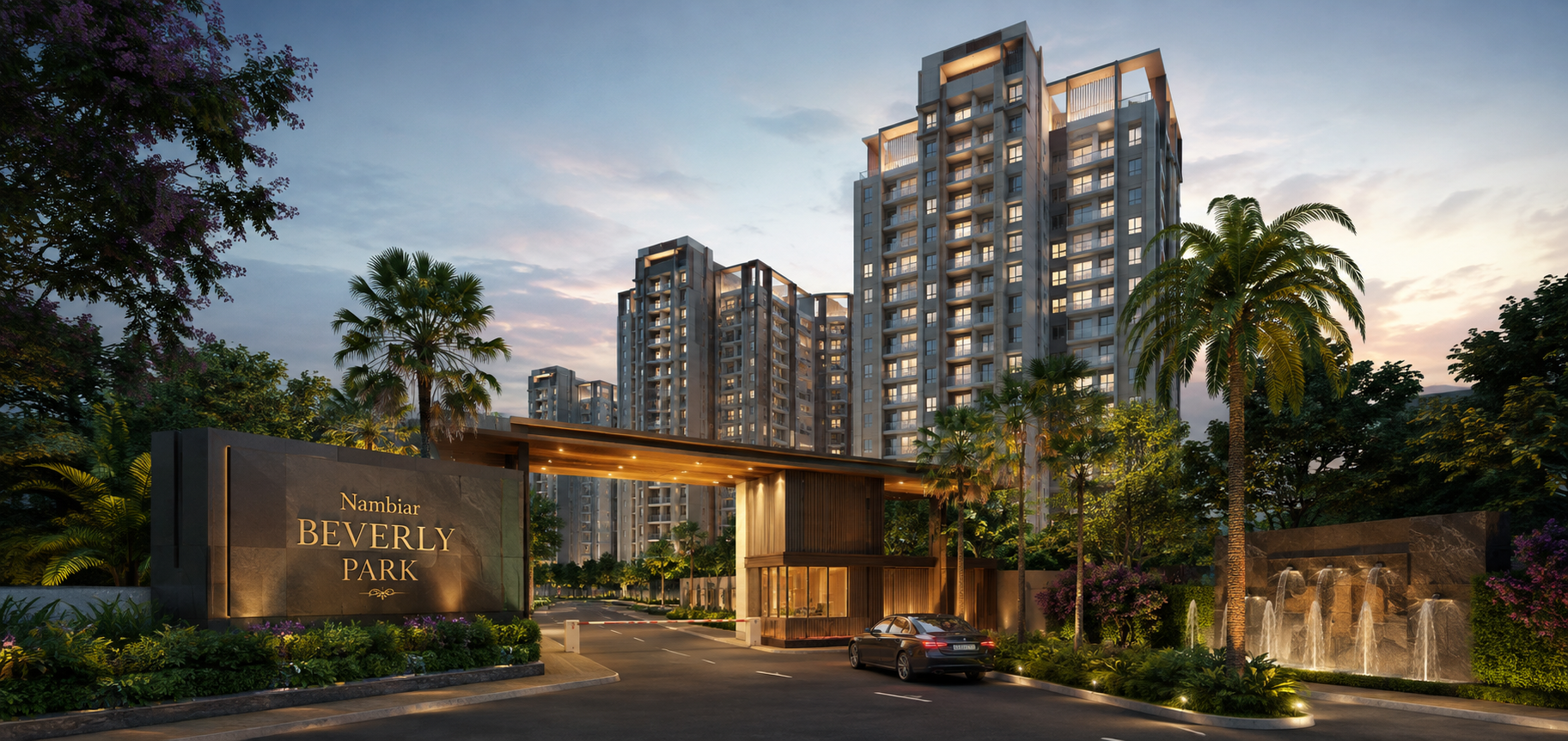 Nambiar Beverly Park Logo - Luxury Residential Project in Bangalore